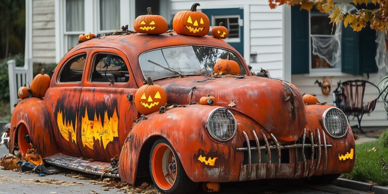 Halloween car